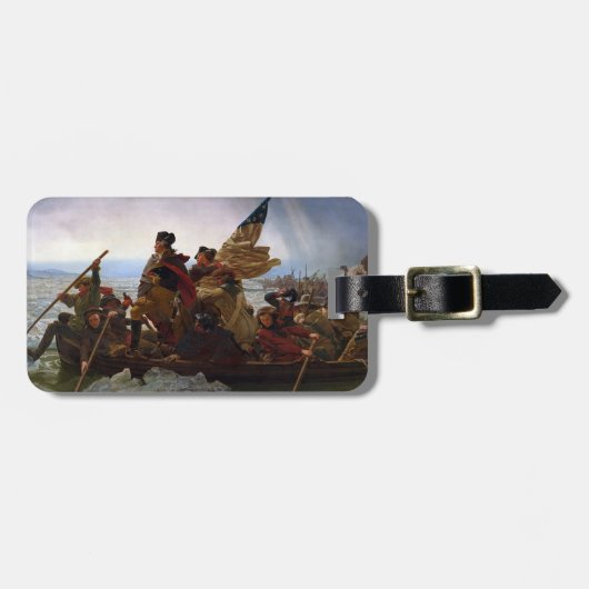 Washington Crossing Delaware Art Bagagelabel (Voorkant horizontaal)