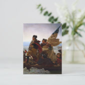 Washington Crossing Delaware Art Briefkaart (Staand voorkant)