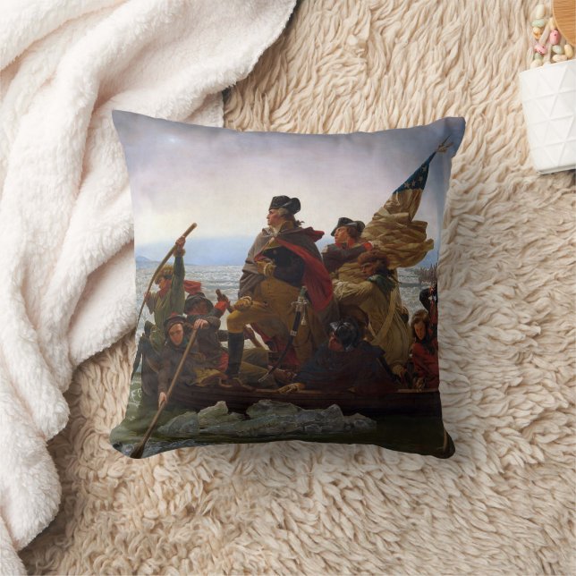 Washington Crossing Delaware Art Kussen (Deken)