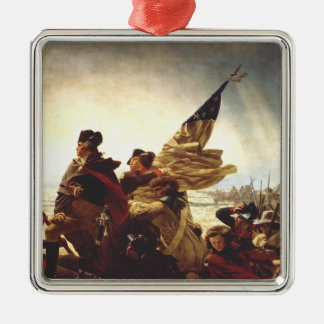 Washington Crossing the Delaware by Emanuel Leutze Metalen Ornament