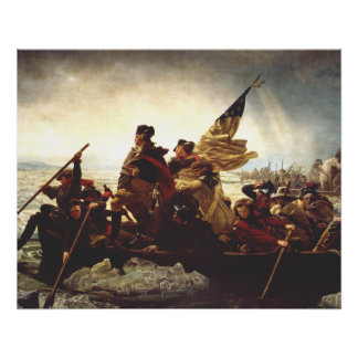 Washington Crossing the Delaware by Emanuel Leutze Perfect Poster