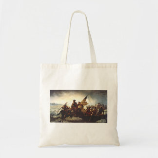 Washington Crossing the Delaware door Emanuel Leut Tote Bag