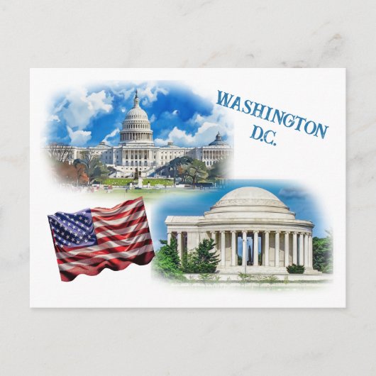 Washington D.C. Briefkaart (Voorkant)