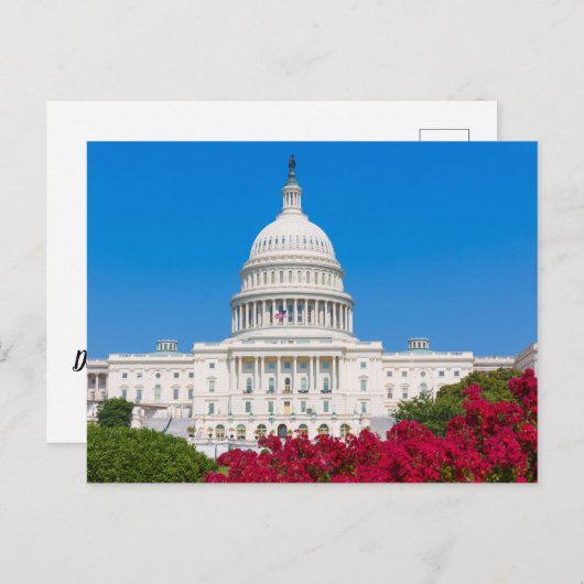 Washington D.C. Briefkaart (Voorkant / Achterkant)