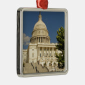 Washington D.C. Capitol Building Metalen Ornament (Rechts)