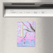 Washington, D.C. / Cherry Blossom Magnet Magneet (Insitu (Vaatwasser))