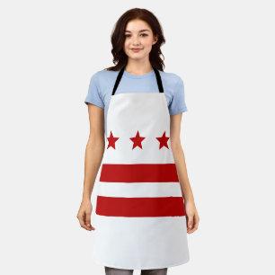 Washington D.C. flag Apron Schort