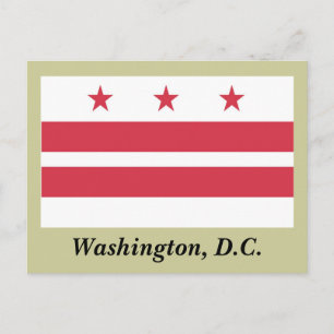 Washington D.C. Flag Briefkaart