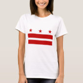 Washington D.C. Flag T-shirt (Voorkant)