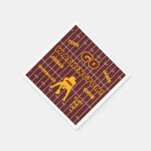 Washington D.C. Football Fan Paper Napkin Servet (Hoek)