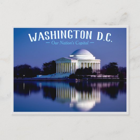 Washington D.C. - Hoofdstad van onze natie Uitnodiging Briefkaart (Voorkant)