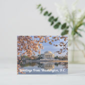 Washington D.C. Jefferson Memorial Briefkaart (Staand voorkant)