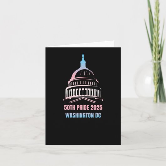 Washington D.C. Pride 2025 Kaart (Voorkant)