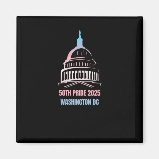 Washington D.C. Pride 2025 Magneet (Voorkant)