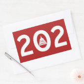 Washington D.C. Pride Rechthoekige Sticker (Envelop)