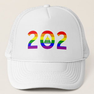 Washington D.C. Rainbow Pride Trucker Pet