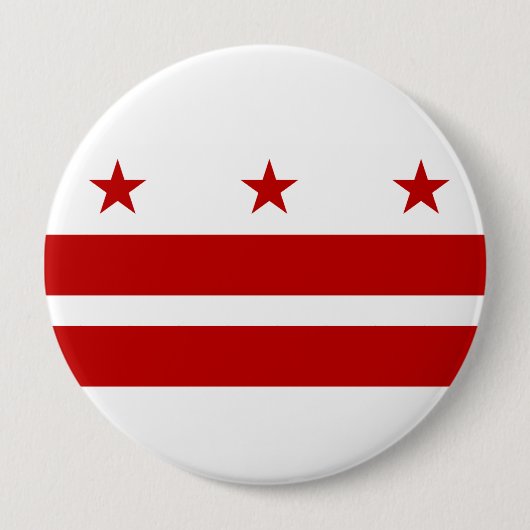 Washington D.C. Ronde Button 4,0 Cm (Voorkant)