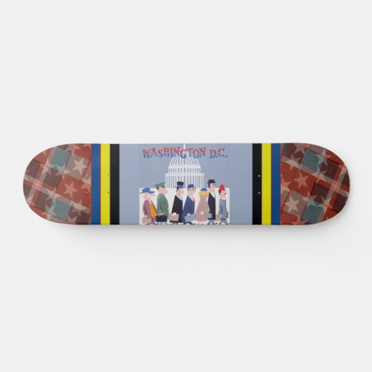 Washington D.C. Skateboard (Horizontaal)