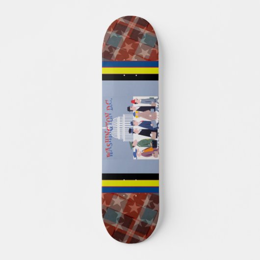 Washington D.C. Skateboard (Voorkant)