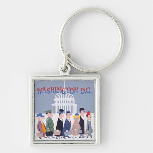 Washington D.C. Sleutelhanger (Voorkant)