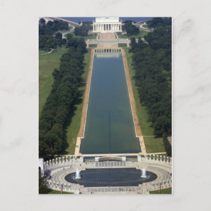 Washington D.C. - Uitzicht van het Washington Monu Briefkaart