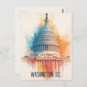 Washington D.C. Verenigde Staten Reizen Briefkaart (Voorkant / Achterkant)