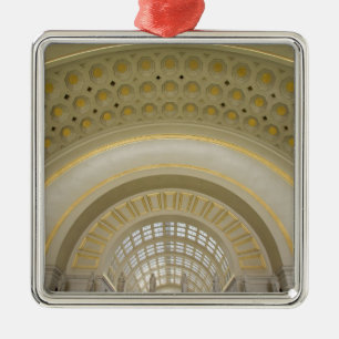 WASHINGTON, D.C. VS. Interieur van Union Station. Metalen Ornament