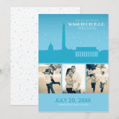 Washington D.C. Wedding Save-the-date Save The Date (Voorkant / Achterkant)