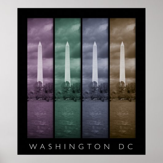 Washington DC - 4 Panel Poster (Devant)