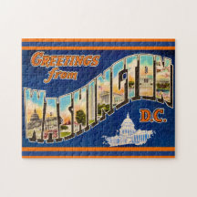 Washington DC ansichtkaart legpuzzel