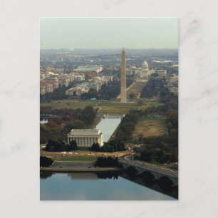 Washington DC-antennefoto Briefkaart