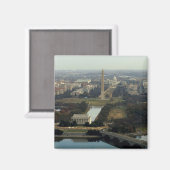 Washington DC-antennefoto Magneet (Voorkant / Achterkant)