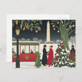 Washington DC Art Deco Style kaart (Voorkant / Achterkant)