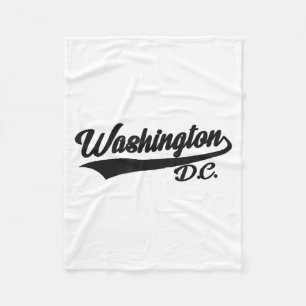Washington Dc - Athletic_throwback Design - Clic Fleece Deken