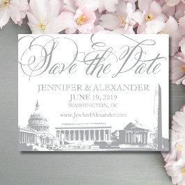 Washington DC bewaart de datum -  Monumenten Save The Date