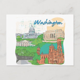 Washington DC Briefkaart