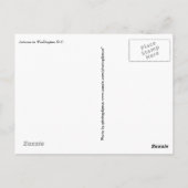 Washington DC-Briefkaart Briefkaart (Achterkant)