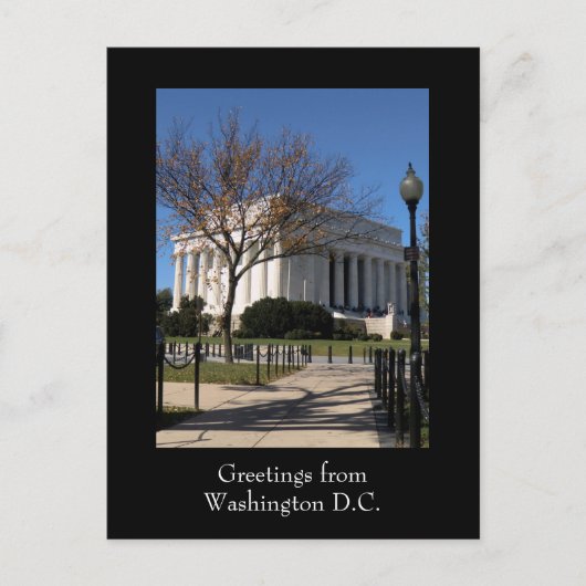 Washington DC-Briefkaart Briefkaart (Voorkant)