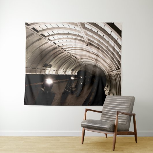 Washington DC Brutalist Architecture Wandkleed (In Situ (horizontaal))