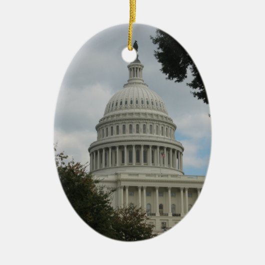 Washington DC Capitol Ornament (Voorkant)