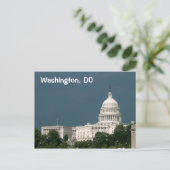 Washington, DC: Capitol Verenigde Staten Briefkaart (Staand voorkant)