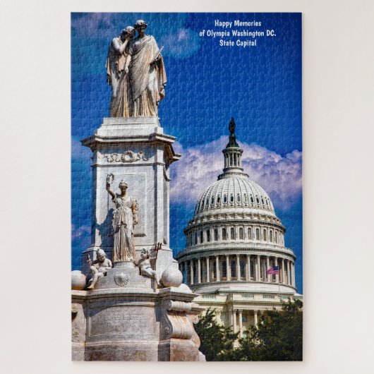 Washington DC. Capitole d'État. Jigsaw Puzzle (Vertical)