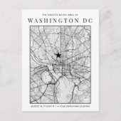 Washington, DC. Carte de ville + repère d'emplacem (Devant)