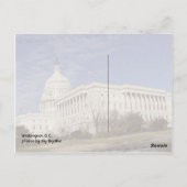 Washington, DC carte postale Washington Monument (Dos)