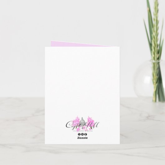 Washington, DC/Cherry Blossom Carte pour notes (Dos)