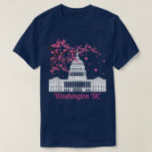 Washington DC Cherry Blossom Mannen Vrouwen T-shirt (Design voorkant)