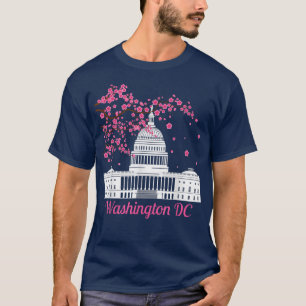 Washington DC Cherry Blossom Mannen Vrouwen T-shirt