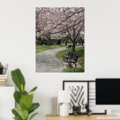 washington dc cherry blossom poster (Thuiskantoor)