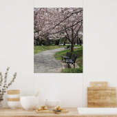washington dc cherry blossom poster (Keuken)