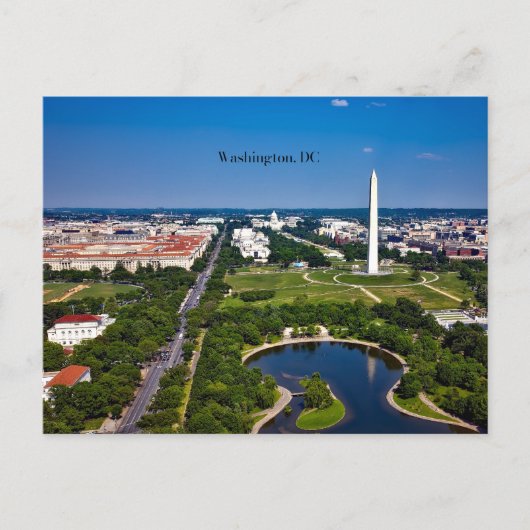 Washington DC-cityscape Briefkaart (Voorkant)